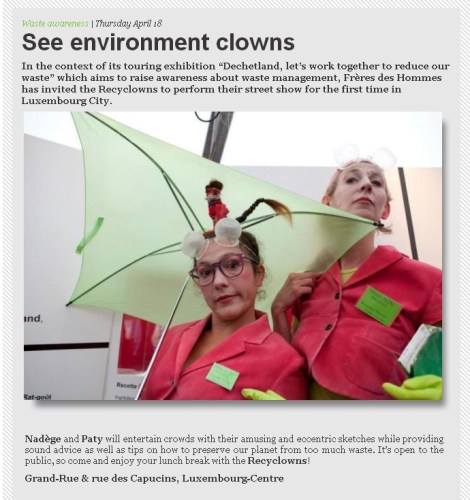 Luxembourg recyclowns